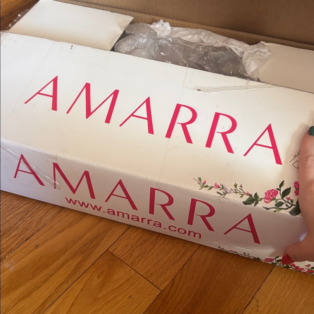 SOLD Amarra Red Prom Dress - Picture 13 of 13